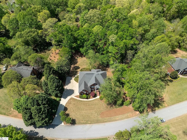 361 E Killarney Lk, Moore, SC 29369 - bird's eye view with a forest view