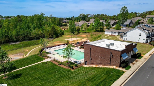 200 Noble St, Greer, SC 29651 - drone / aerial view featuring a residential view