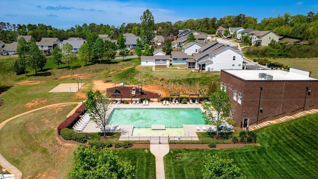 200 Noble St, Greer, SC 29651 - aerial view with a residential view