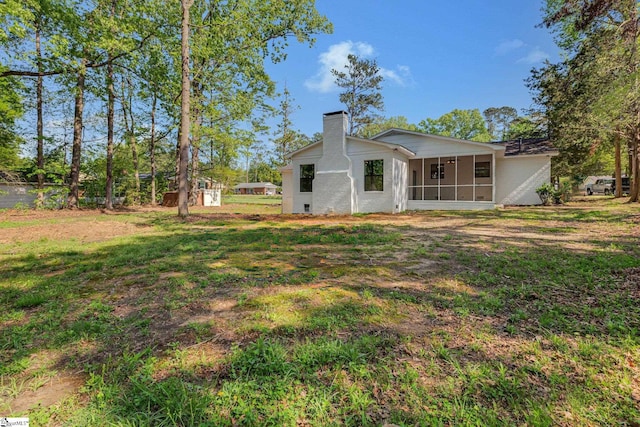 181 Skyland Dr, Clinton, SC 29325 - exterior space with a sunroom
