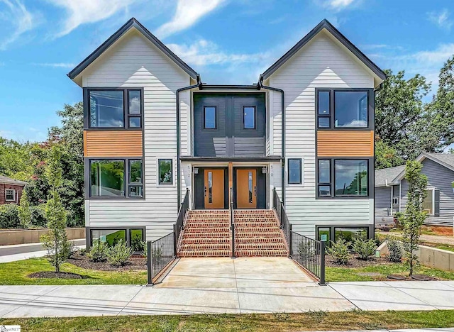 512 Anderson St Unit 1, Greenville, SC 29601 - view of contemporary home