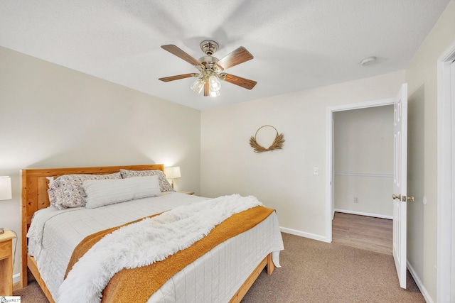 112 Jocassee Falls Rd, Salem, SC 29676 - carpeted bedroom featuring a ceiling fan and baseboards