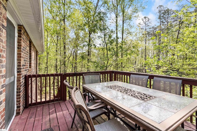 112 Jocassee Falls Rd, Salem, SC 29676 - deck with outdoor dining area