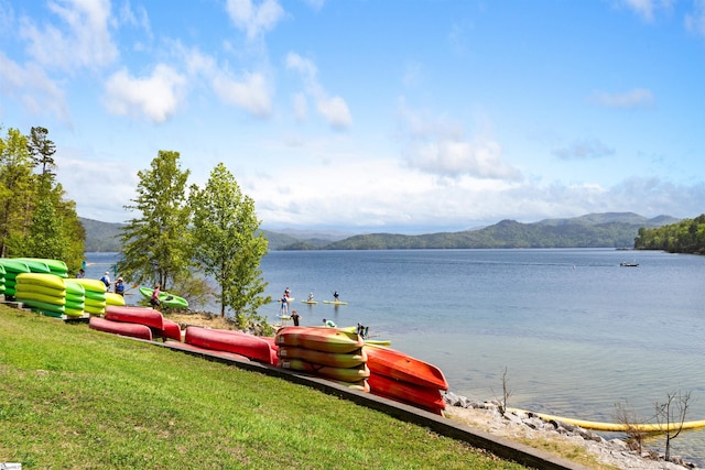112 Jocassee Falls Rd, Salem, SC 29676 - property view of water featuring a mountain view