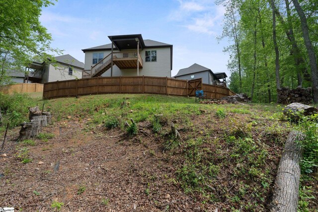 885 Affirmed Dr, Boiling Springs, SC 29316 - rear view of property featuring fence