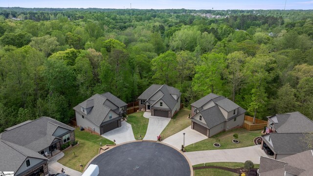 885 Affirmed Dr, Boiling Springs, SC 29316 - bird's eye view with a view of trees and a residential view