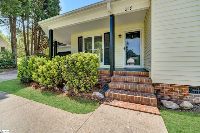 218 Spring View Ln, Taylors, SC 29687 - property entrance featuring a porch