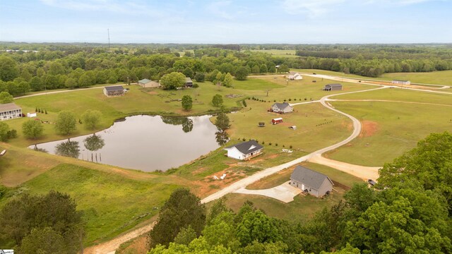 381 Deer Farm Pond Ln, Fair Play, SC 29643 - bird's eye view with a water view