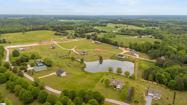 381 Deer Farm Pond Ln, Fair Play, SC 29643 - bird's eye view featuring a water view