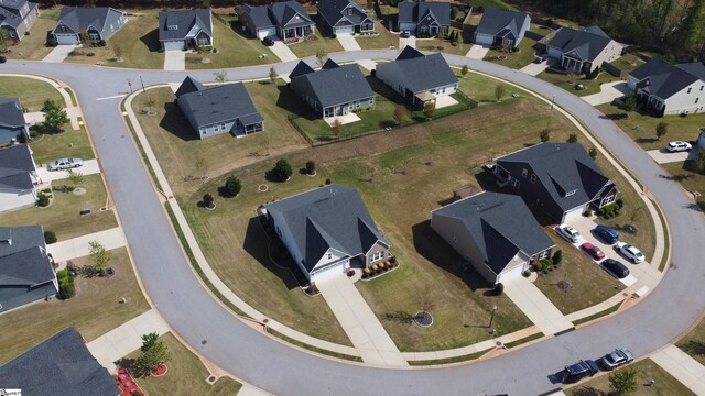aerial view featuring a residential view