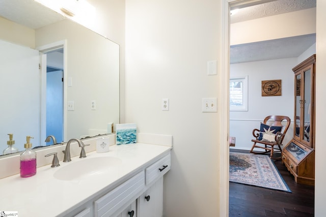 203 W Dr, Travelers Rest, SC 29690 - bathroom with wood finished floors and vanity