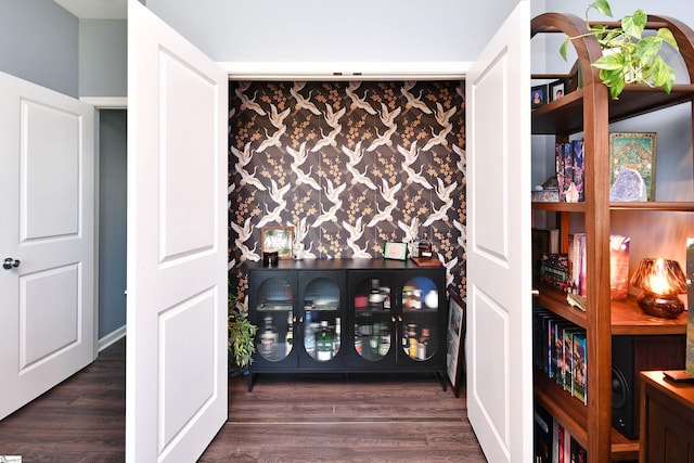room details featuring wood finished floors