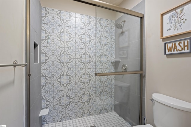 2 Graystone Way, Taylors, SC 29687 - full bathroom featuring toilet and a stall shower