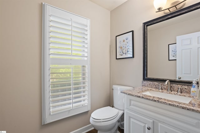 2 Graystone Way, Taylors, SC 29687 - half bathroom with toilet and vanity