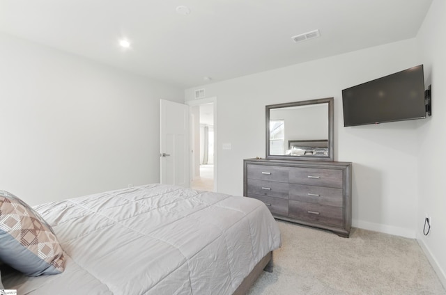229 Hollythorpe Ln, Fountain Inn, SC 29644 - bedroom featuring light colored carpet, visible vents, and baseboards