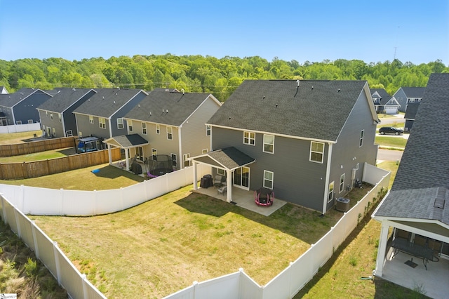 229 Hollythorpe Ln, Fountain Inn, SC 29644 - drone / aerial view featuring a residential view