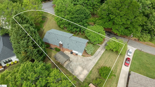 aerial view