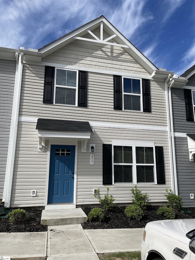 view of front of home