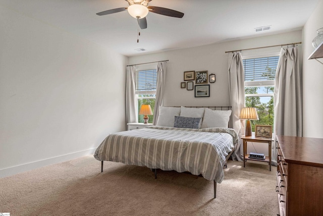 313 Glendon St, Greer, SC 29651 - bedroom with light colored carpet, visible vents, and multiple windows