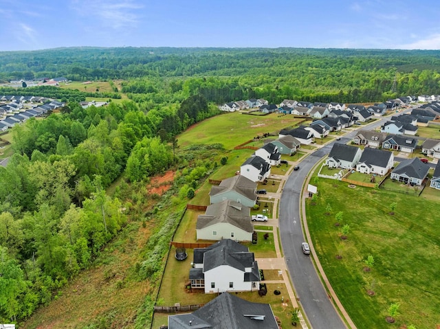 313 Glendon St, Greer, SC 29651 - aerial view with a residential view and a forest view