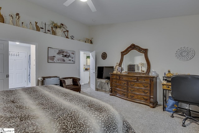 3 Heatherfield Dr, Simpsonville, SC 29680 - bedroom with baseboards, ceiling fan, and carpet floors