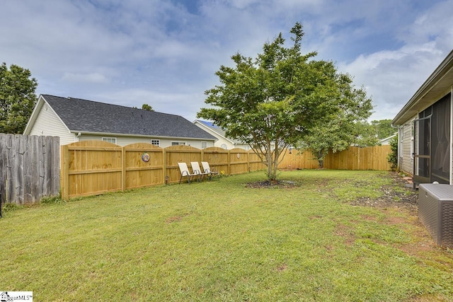 3 Heatherfield Dr, Simpsonville, SC 29680 - view of yard with a fenced backyard