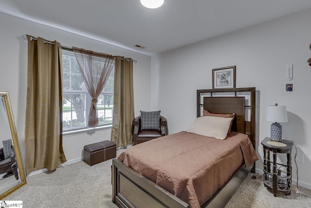 3 Heatherfield Dr, Simpsonville, SC 29680 - bedroom with light colored carpet, visible vents, and baseboards