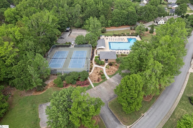 drone / aerial view