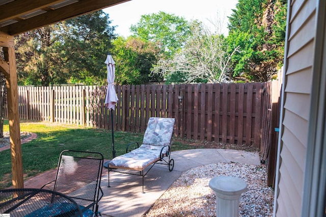 104 Fairview Lake Way, Simpsonville, SC 29680 - view of patio / terrace featuring a fenced backyard