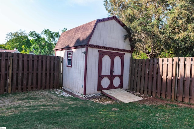 104 Fairview Lake Way, Simpsonville, SC 29680 - view of shed with a fenced backyard