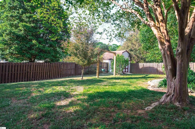 104 Fairview Lake Way, Simpsonville, SC 29680 - view of yard featuring a fenced backyard