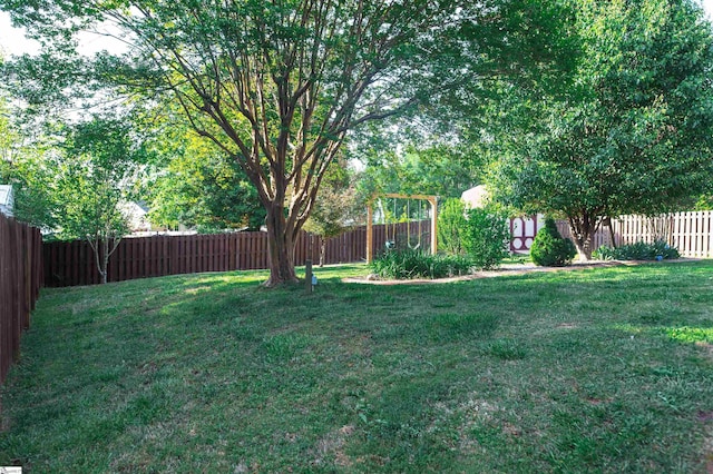 104 Fairview Lake Way, Simpsonville, SC 29680 - view of yard with a fenced backyard