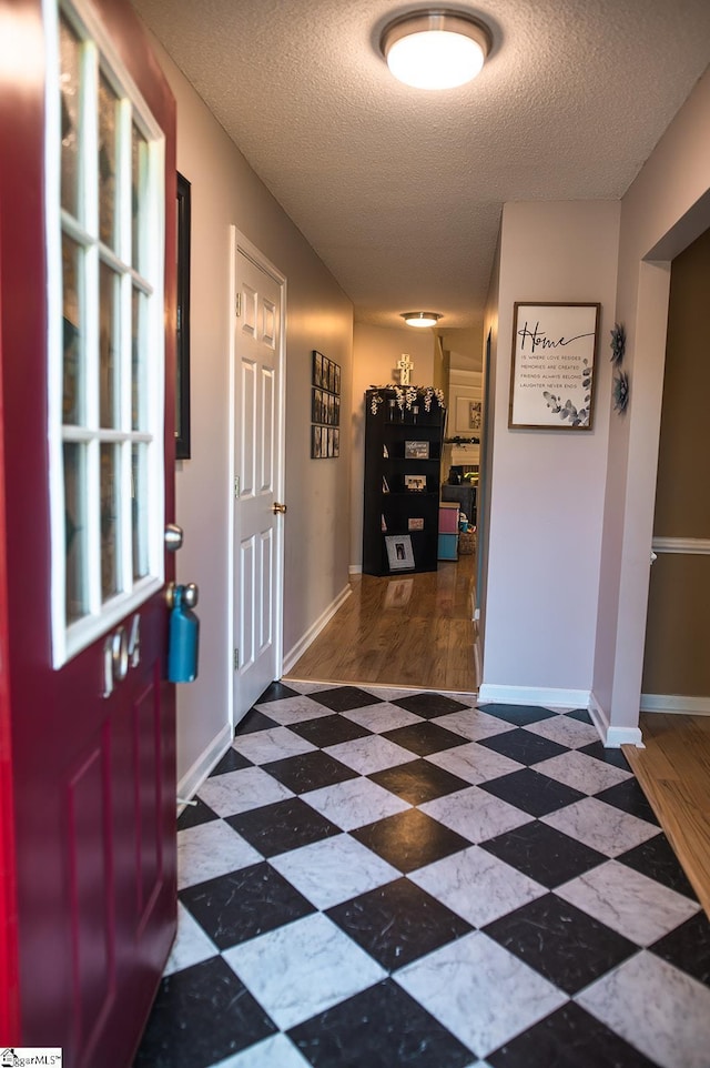 104 Fairview Lake Way, Simpsonville, SC 29680 - hall with baseboards and a textured ceiling