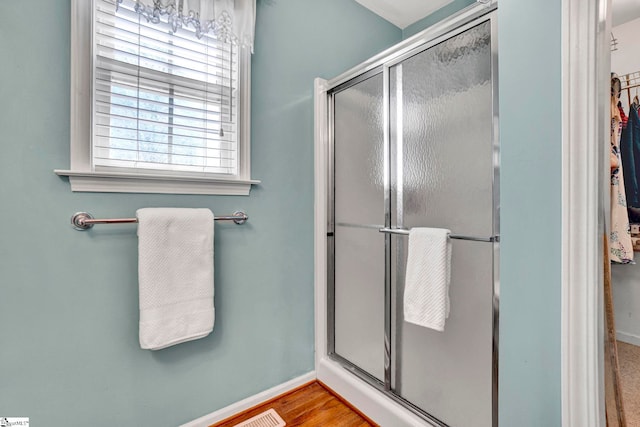 1230 Melton Rd Unit 104, West Union, SC 29696 - full bathroom with a shower stall and baseboards