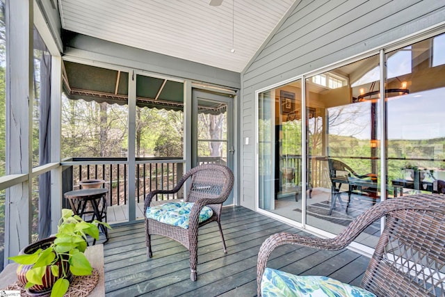 1230 Melton Rd Unit 104, West Union, SC 29696 - sunroom / solarium with a ceiling fan