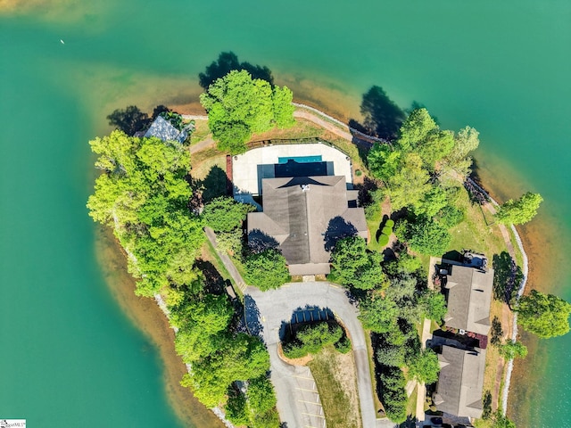 1230 Melton Rd Unit 104, West Union, SC 29696 - birds eye view of property with a water view