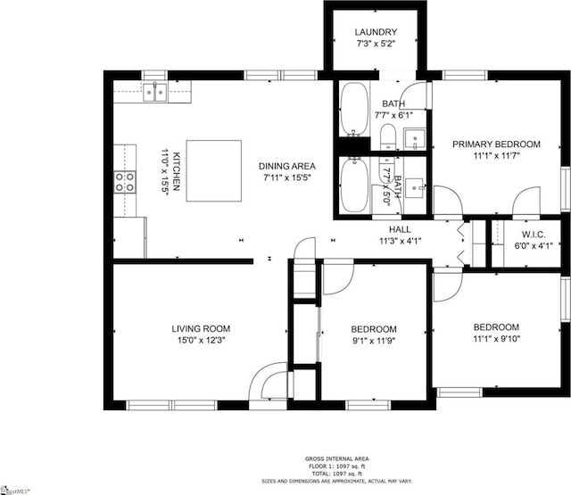118 Rodney St, Moore, SC 29369 - plan