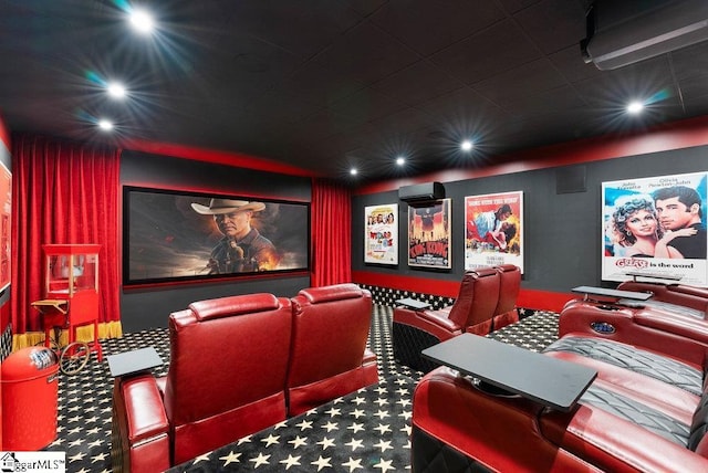 400 Stony Rd, Landrum, SC 29356 - carpeted cinema featuring recessed lighting