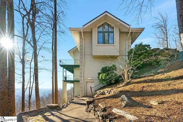 400 Stony Rd, Landrum, SC 29356 - view of front of house featuring stucco siding