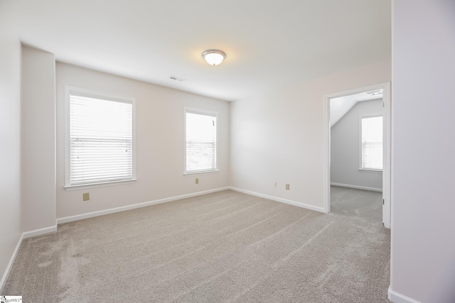 9 Dunsborough Dr, Simpsonville, SC 29680 - carpeted spare room featuring visible vents, baseboards, and a healthy amount of sunlight