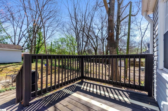 view of deck