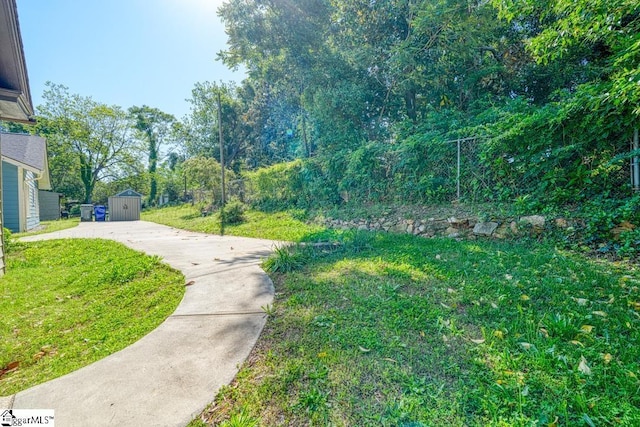 exterior space with concrete driveway