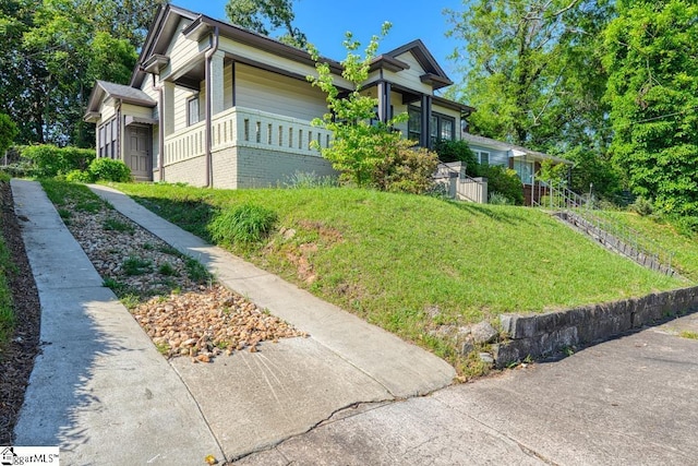 view of side of property
