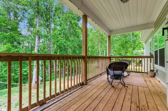 view of deck