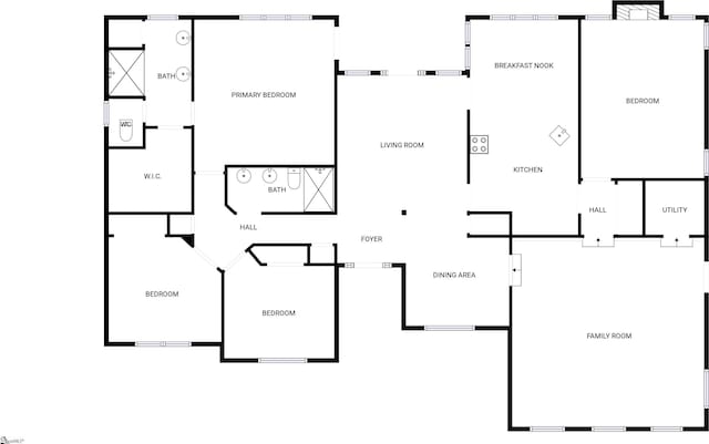 1611 Scuffletown Rd, Fountain Inn, SC 29644 - view of layout