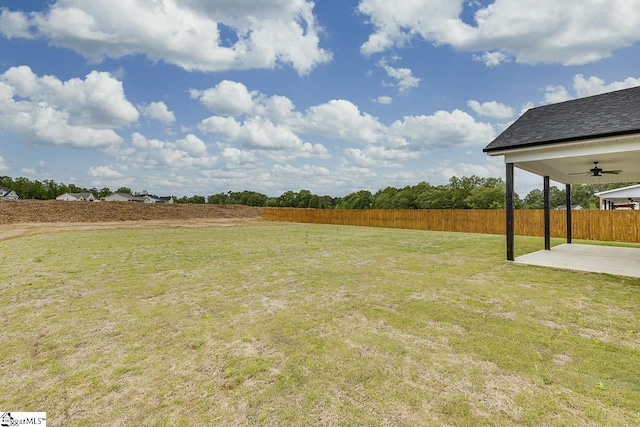 108 Walters Way, Pickens, SC 29671 - view of yard featuring ceiling fan and a patio