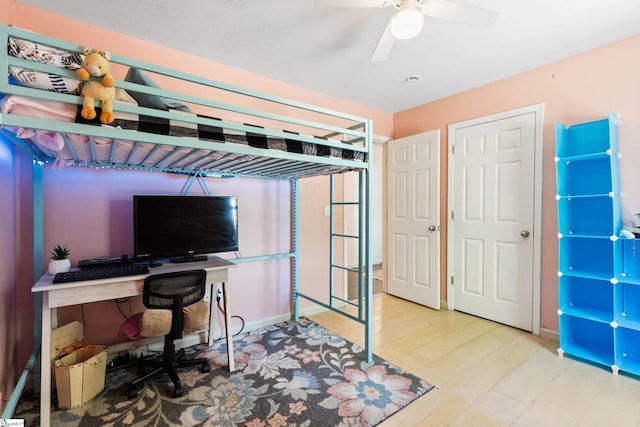 2 Susana Dr, Greer, SC 29651 - office area featuring baseboards and ceiling fan