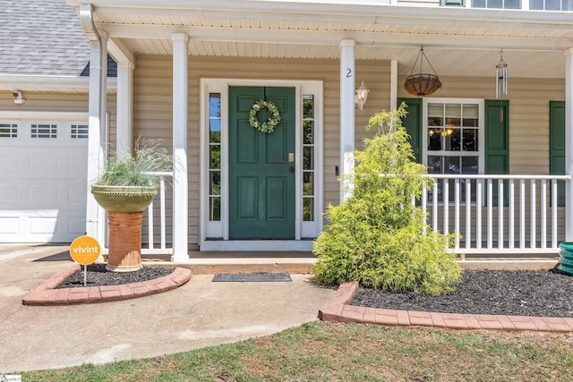 2 Susana Dr, Greer, SC 29651 - property entrance featuring a porch and a garage