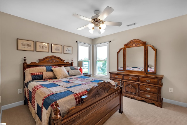 105 Chariot Ln, Simpsonville, SC 29681 - bedroom featuring light colored carpet, baseboards, and visible vents