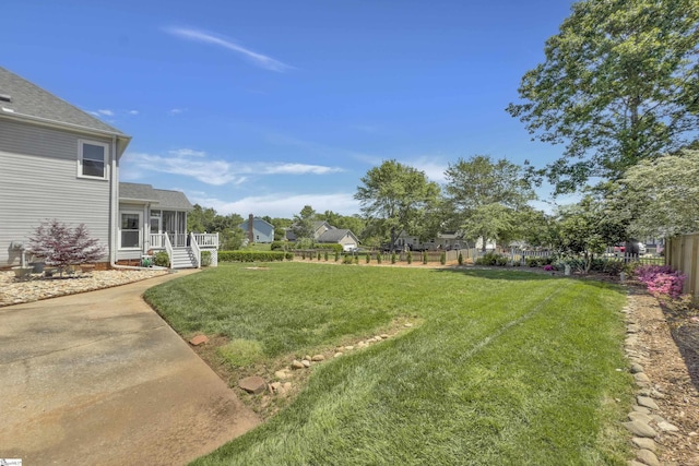 105 Chariot Ln, Simpsonville, SC 29681 - view of yard with fence
